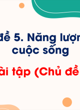 Bài tập (Chủ đề 5)